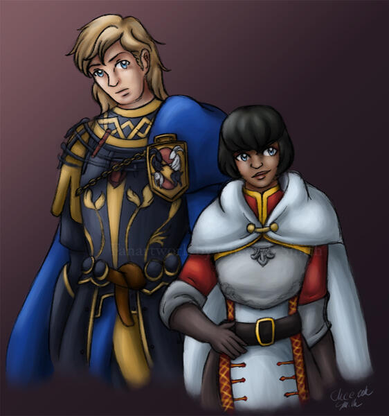 Lord Julien and Ser Mercedes (Dragon's Dogma) Lord Julien and Ser Mercedes (Dragon's Dogma)