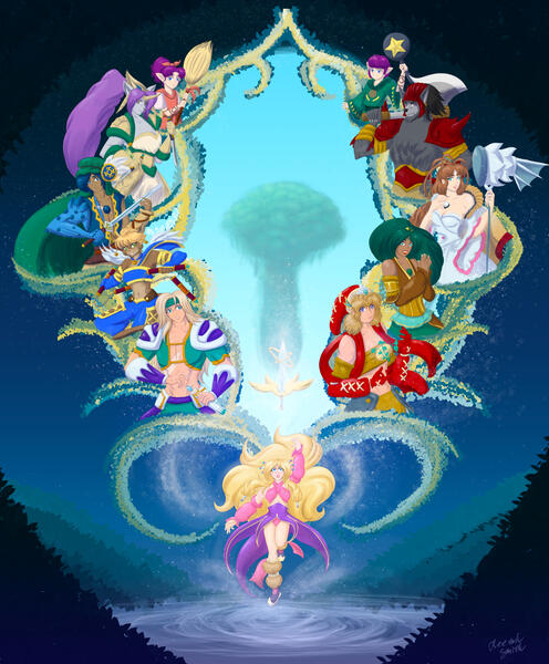 The Saintly Sword Romantic Story (Legend of Mana)