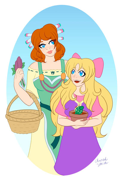 Legend of Mana. Niece and Aunt Legend of Mana. Niece and Aunt
