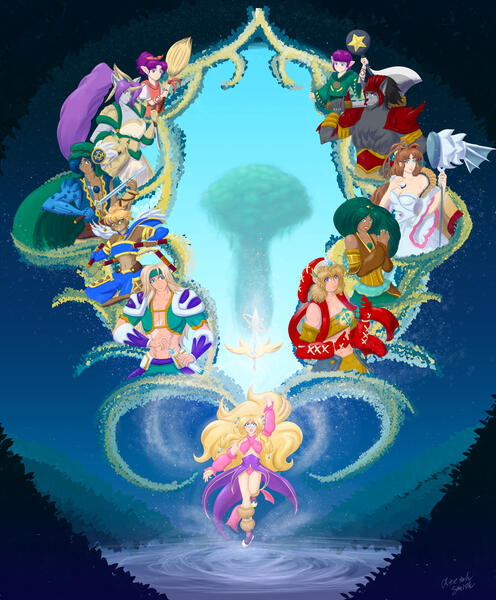 The Saintly Sword Romantic Story (Legend of Mana) The Saintly Sword Romantic Story (Legend of Mana)