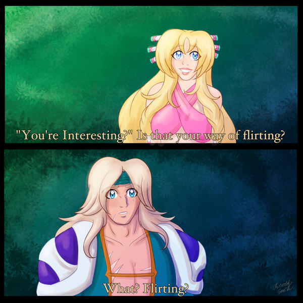 EscadxHeroine Week Theme 1: You're Interesting EscadxHeroine Week Theme 1: You're Interesting